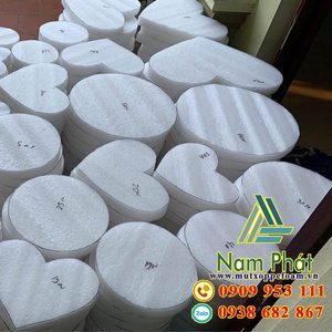 xốp hình trái tim